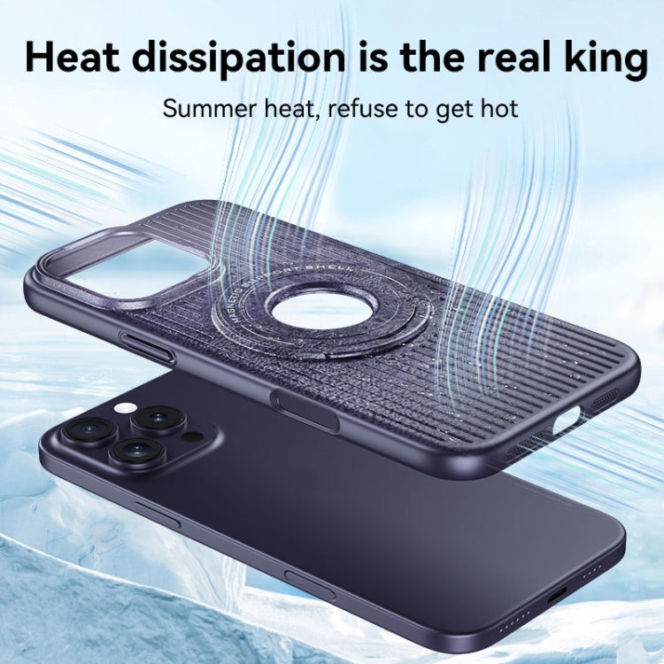 For iPhone 17 Pro Cooling MagSafe Magnetic Phone Case with Trolley Bracket