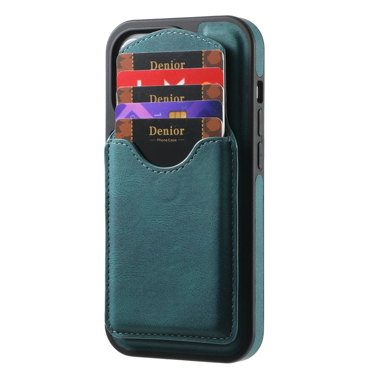 For iPhone 16 Pro Denior D19 Skin Feel MagSafe Detachable Card Slot Phone Case