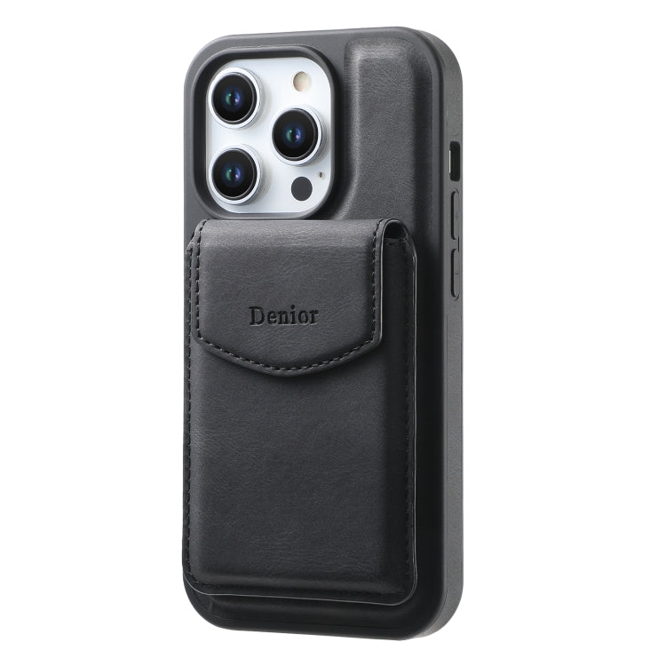 For iPhone 15 Denior D19 Skin Feel MagSafe Detachable Card Slot Phone Case