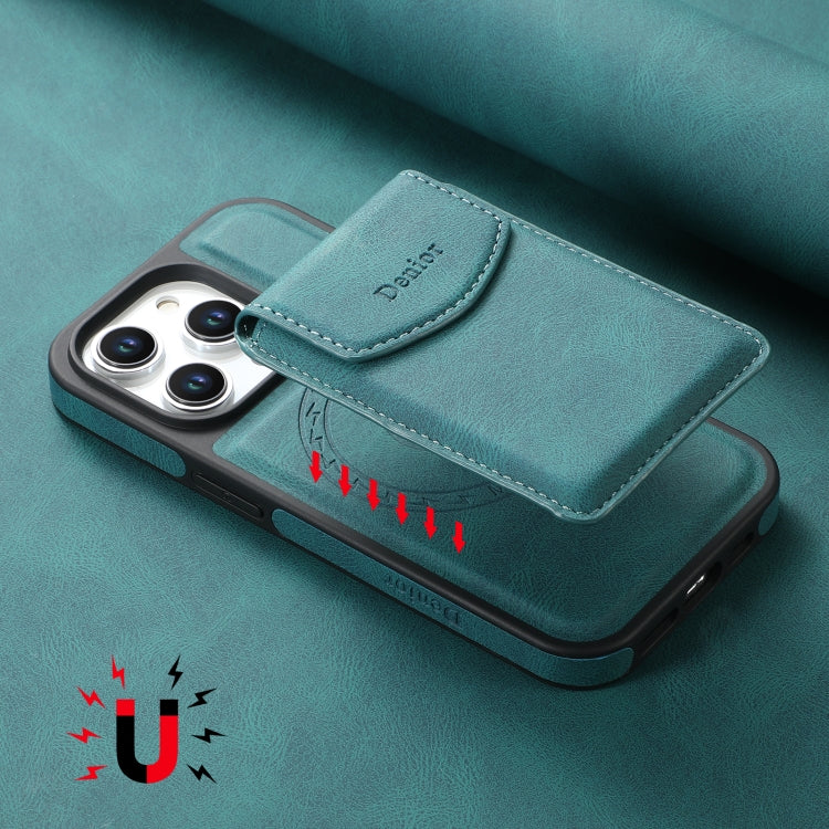 For iPhone 13 Pro Denior D19 Skin Feel MagSafe Detachable Card Slot Phone Case