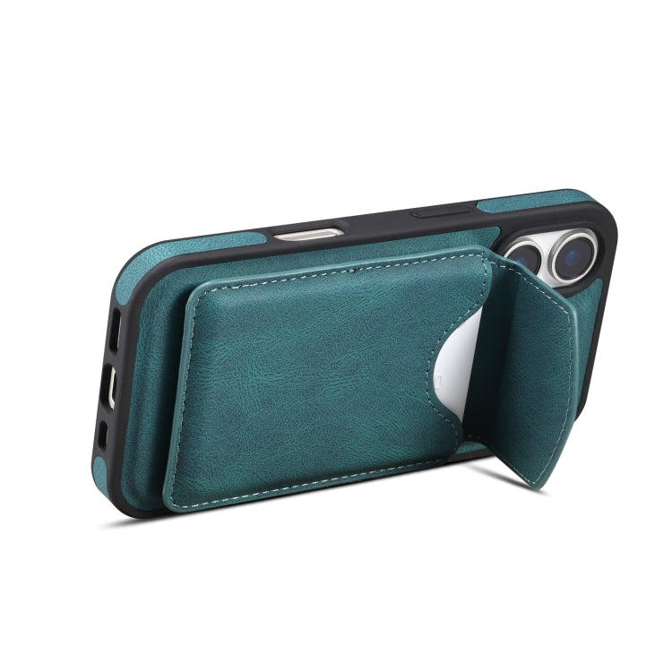 For iPhone 16 Plus Denior D20 Skin Feel MagSafe Holder Detachable Card Slot Phone Case