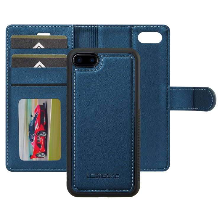 For iPhone 7 Plus / 8 Plus LC.IMEEKE L2 Series Detachable Magsafe PU Phone Case with Lanyard