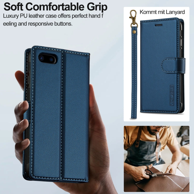 For iPhone 7 Plus / 8 Plus LC.IMEEKE L2 Series Detachable Magsafe PU Phone Case with Lanyard
