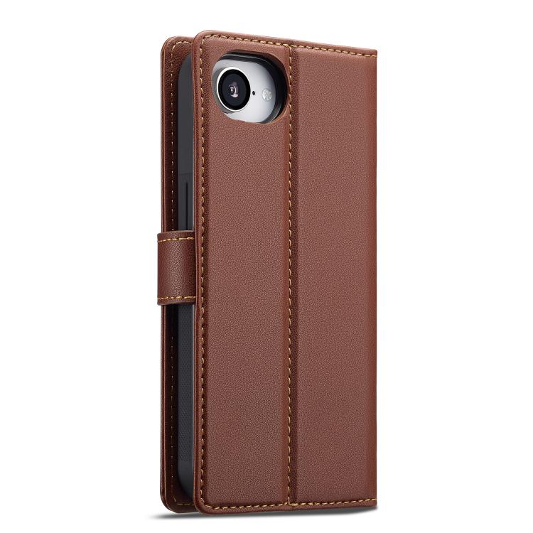 For iPhone 16e / 17e LC.IMEEKE L2 Series Detachable Magsafe PU Phone Case with Lanyard