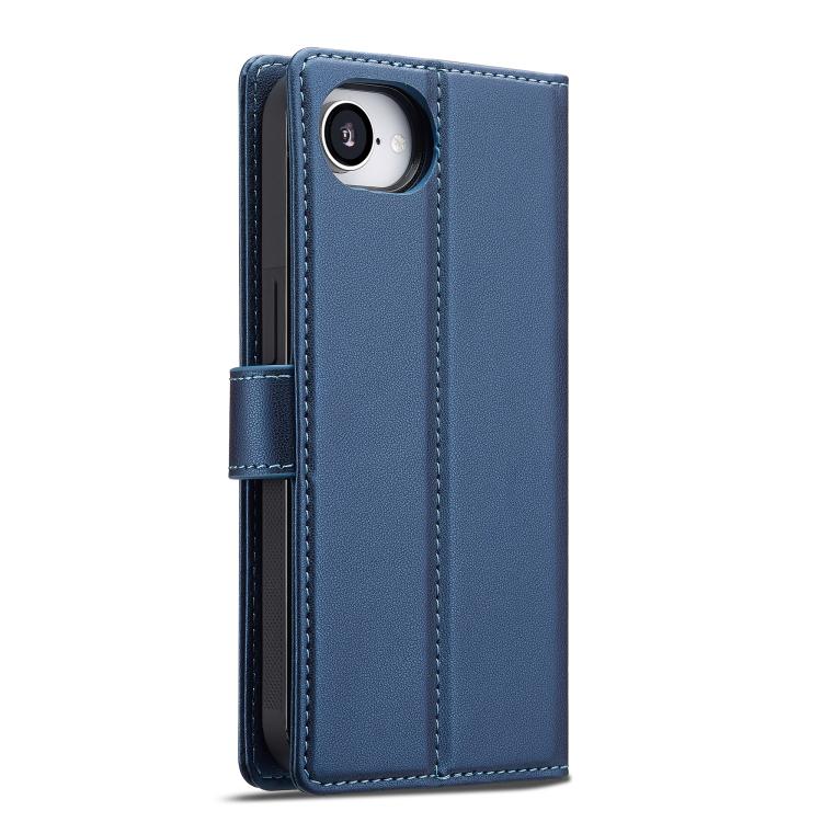For iPhone 16e / 17e LC.IMEEKE L2 Series Detachable Magsafe PU Phone Case with Lanyard