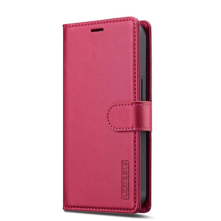 For iPhone 16e / 17e LC.IMEEKE L2 Series Detachable Magsafe PU Phone Case with Lanyard
