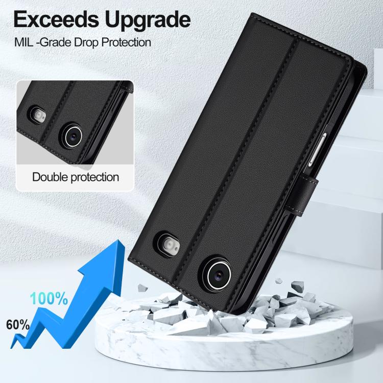 For iPhone Air LC.IMEEKE L2 Series Detachable Magsafe PU Phone Case with Lanyard