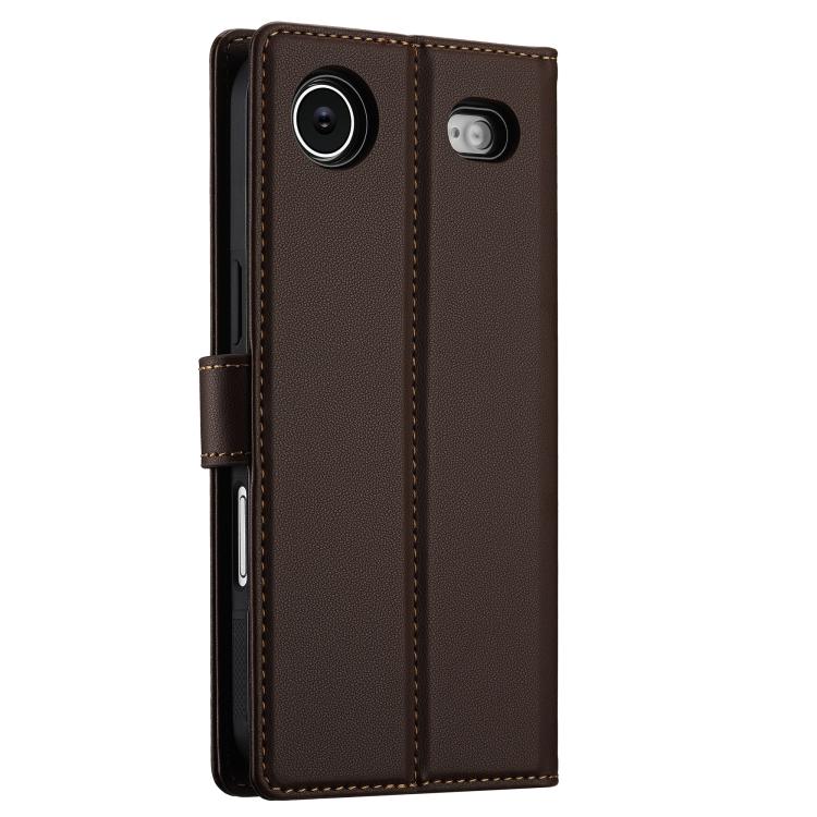 For iPhone Air LC.IMEEKE L2 Series Detachable Magsafe PU Phone Case with Lanyard
