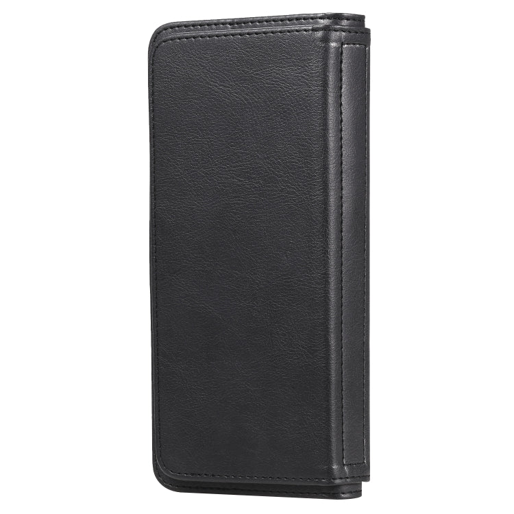 For Samsung Galaxy Note10+ Multifunctional Magnetic Copper Buckle Horizontal Flip Solid Color Leather Case with 10 Card Slots & Wallet & Holder & Photo Frame