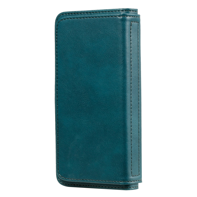 For Samsung Galaxy S10e Multifunctional Magnetic Copper Buckle Horizontal Flip Solid Color Leather Case with 10 Card Slots & Wallet & Holder & Photo Frame