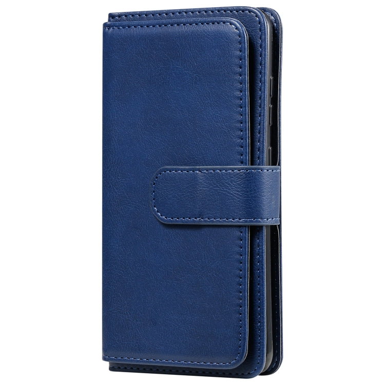 For Samsung Galaxy S20 5G Multifunctional Magnetic Copper Buckle Horizontal Flip Solid Color Leather Case with 10 Card Slots & Wallet & Holder & Photo Frame