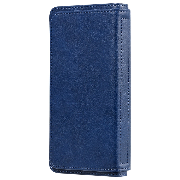 For Samsung Galaxy S20 5G Multifunctional Magnetic Copper Buckle Horizontal Flip Solid Color Leather Case with 10 Card Slots & Wallet & Holder & Photo Frame