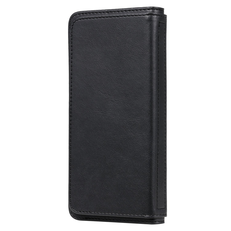 For Samsung Galaxy A81 / Note 10 Lite Multifunctional Magnetic Copper Buckle Horizontal Flip Solid Color Leather Case with 10 Card Slots & Wallet & Holder & Photo Frame
