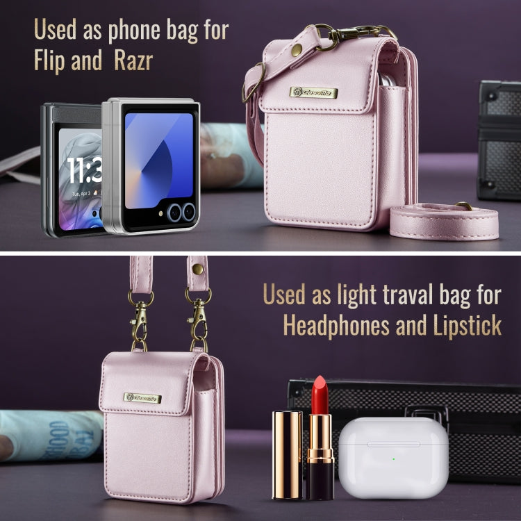 For Samsung Z Flip Series CaseMe Me50 Mini Lanyard Universal Bag