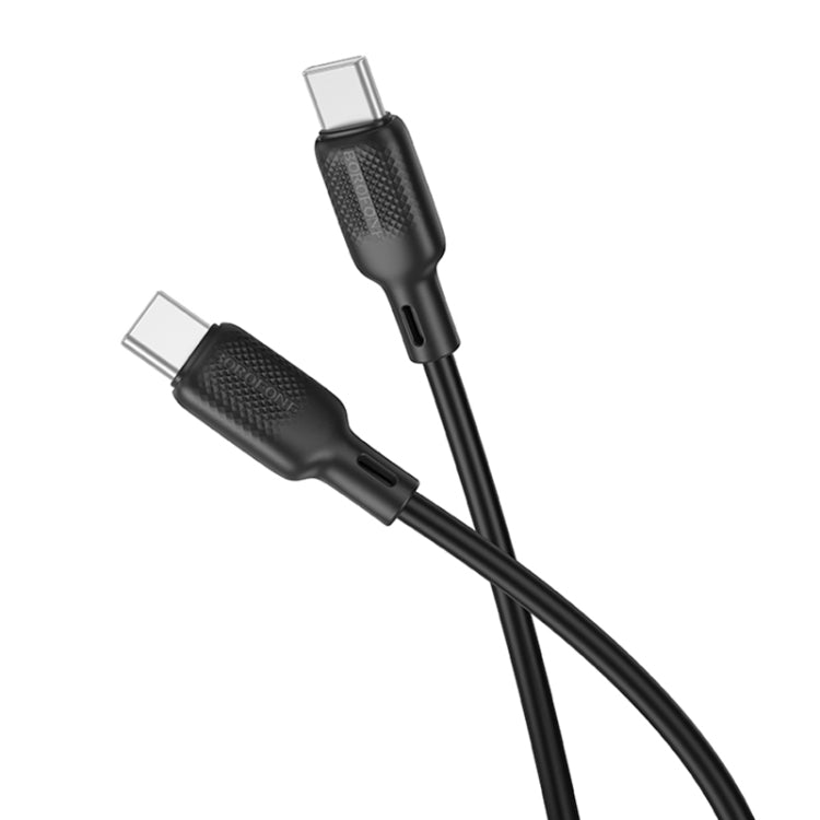 BOROFONE BX113 60W USB-C / Type-C to Type-C Silicone Charging Data Cable, Length:1m