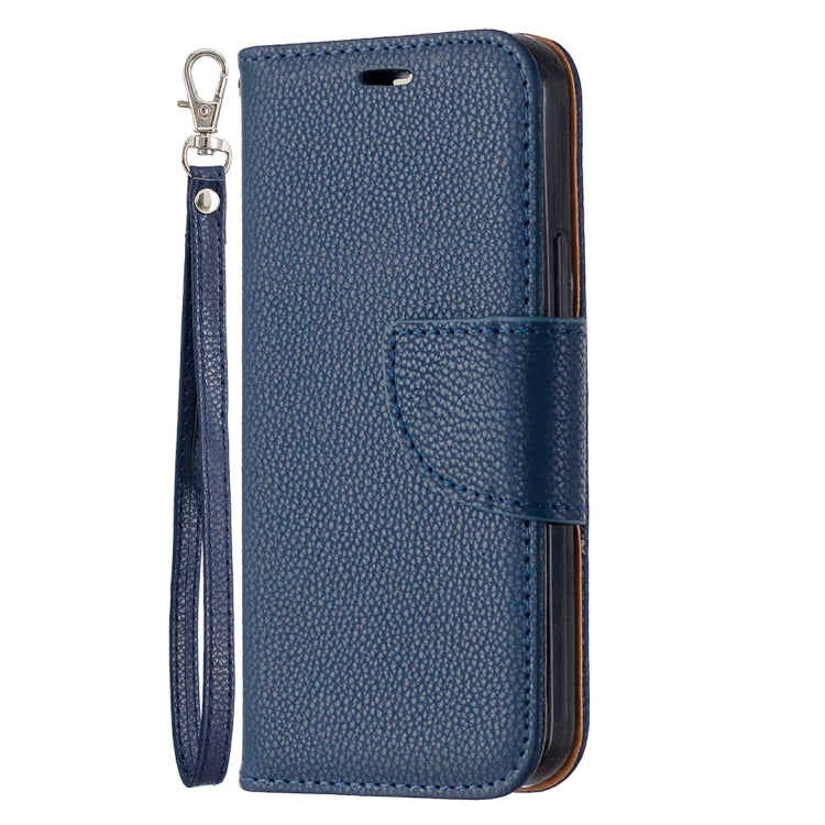 For iPhone 12 mini Litchi Texture Pure Color Horizontal Flip Leather Case with Holder & Card Slots & Wallet & Lanyard