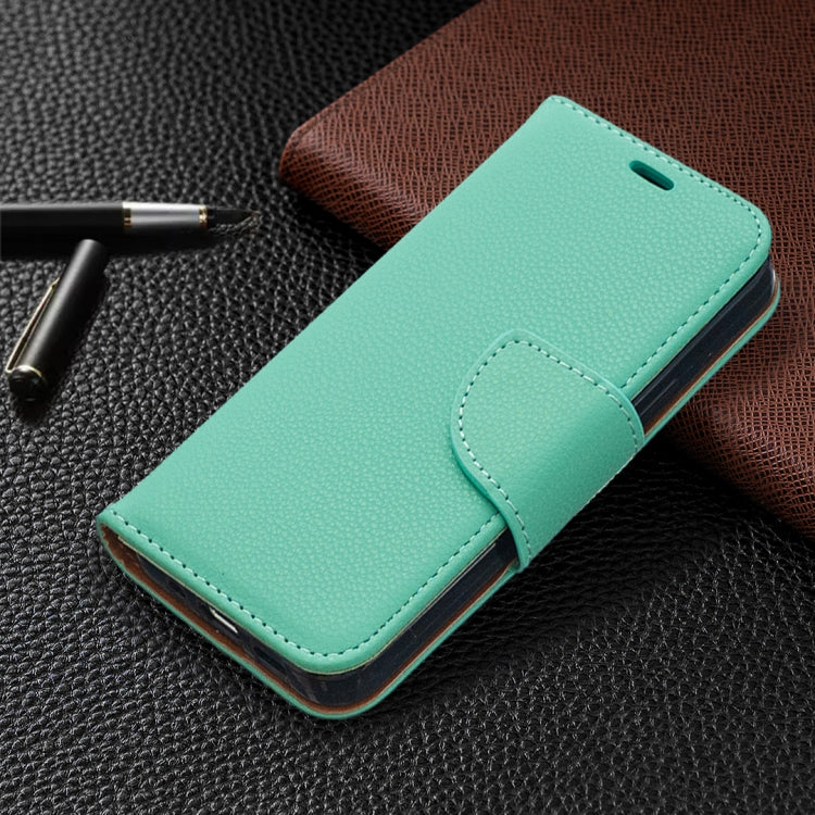 For iPhone 12 mini Litchi Texture Pure Color Horizontal Flip Leather Case with Holder & Card Slots & Wallet & Lanyard