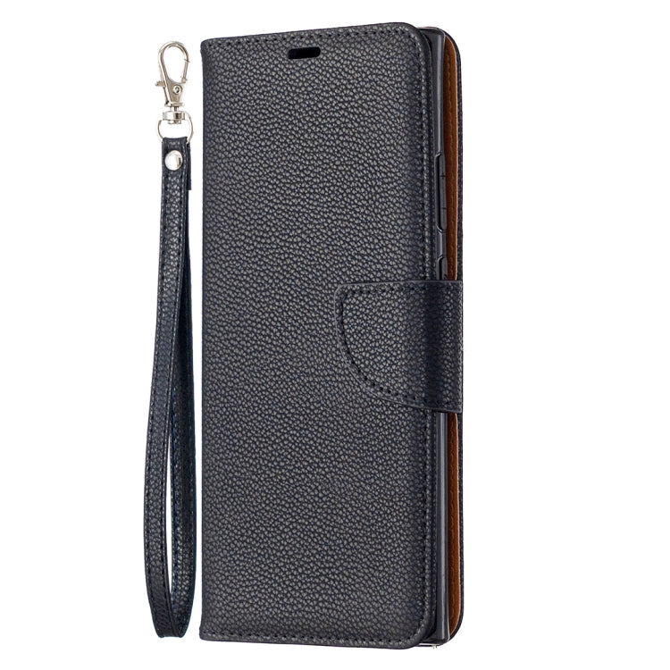 For Samsung Galaxy Note20 Ultra Litchi Texture Pure Color Horizontal Flip Leather Case with Holder & Card Slots & Wallet & Lanyard