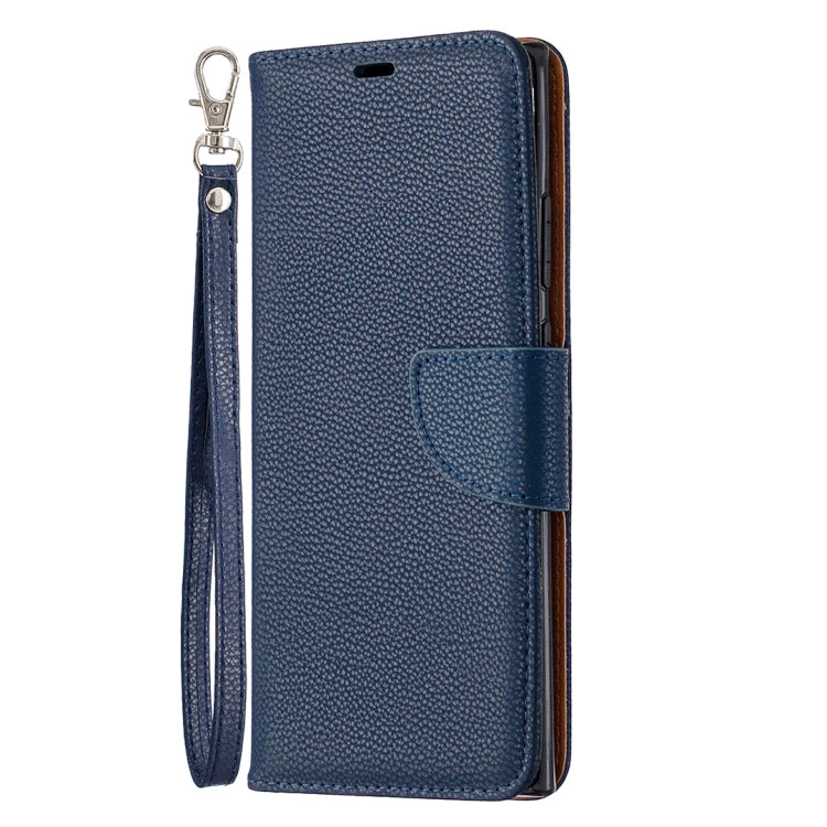 For Samsung Galaxy Note20 Ultra Litchi Texture Pure Color Horizontal Flip Leather Case with Holder & Card Slots & Wallet & Lanyard