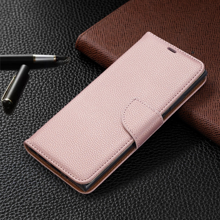 For Samsung Galaxy Note20 Ultra Litchi Texture Pure Color Horizontal Flip Leather Case with Holder & Card Slots & Wallet & Lanyard