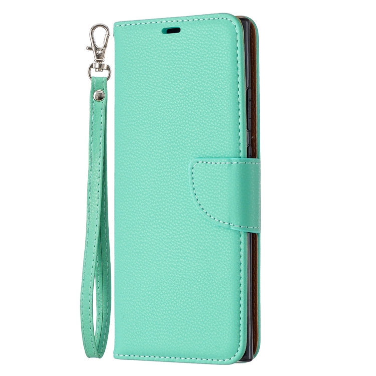 For Samsung Galaxy Note20 Ultra Litchi Texture Pure Color Horizontal Flip Leather Case with Holder & Card Slots & Wallet & Lanyard
