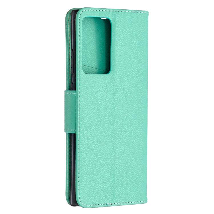 For Samsung Galaxy Note20 Ultra Litchi Texture Pure Color Horizontal Flip Leather Case with Holder & Card Slots & Wallet & Lanyard
