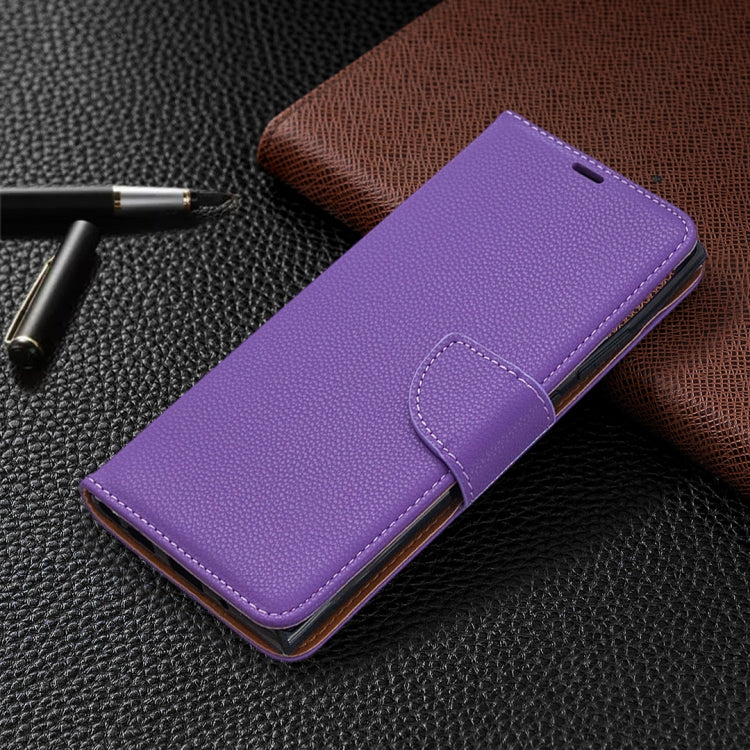 For Samsung Galaxy Note20 Ultra Litchi Texture Pure Color Horizontal Flip Leather Case with Holder & Card Slots & Wallet & Lanyard