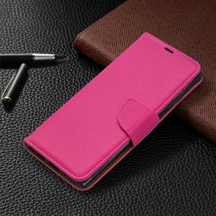 For Samsung Galaxy Note20 Ultra Litchi Texture Pure Color Horizontal Flip Leather Case with Holder & Card Slots & Wallet & Lanyard