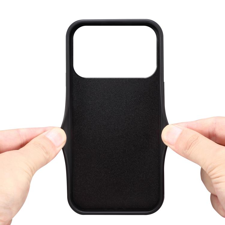 For iPhone 17 Pro Max Denior D09 PU Dual Card Slot Back Cover Phone Case