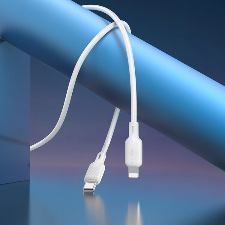 BOROFONE BX113 PD 27W USB-C / Type-C to 8 Pin Silicone Charging Data Cable, Length:1m