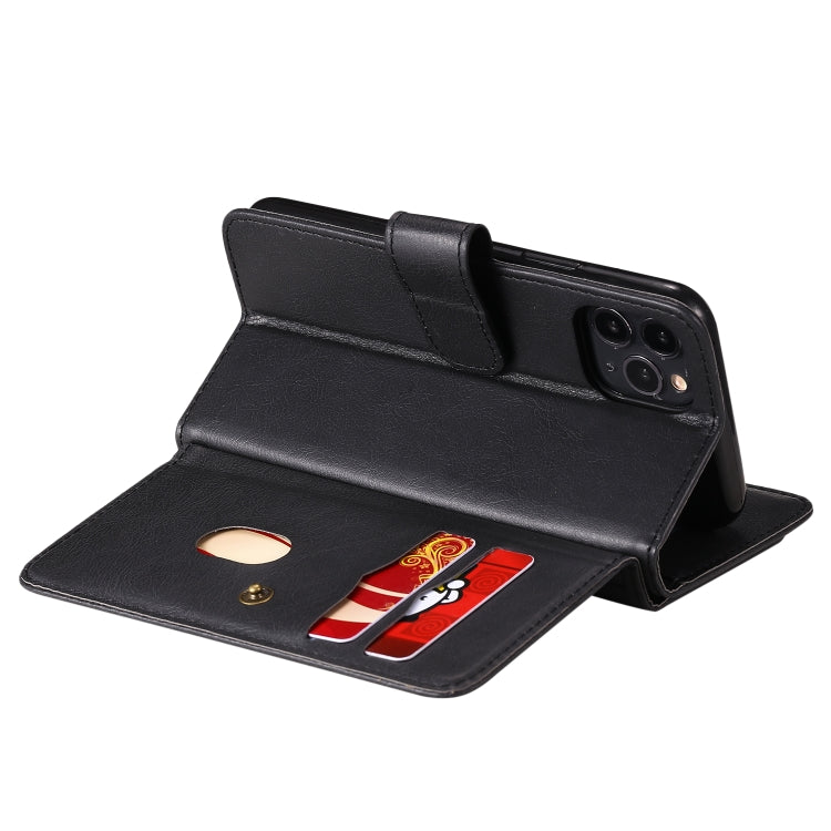 For iPhone 11 Pro Multifunctional Magnetic Copper Buckle Horizontal Flip Solid Color Leather Case with 10 Card Slots & Wallet & Holder & Photo Frame