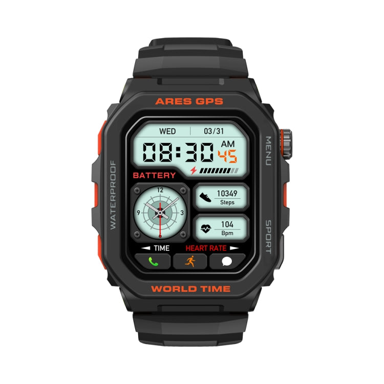 Zeblaze Ares GPS Rugged GPS Smart Watch, Support Heart Rate / Pulse Ox Blood Oxygen