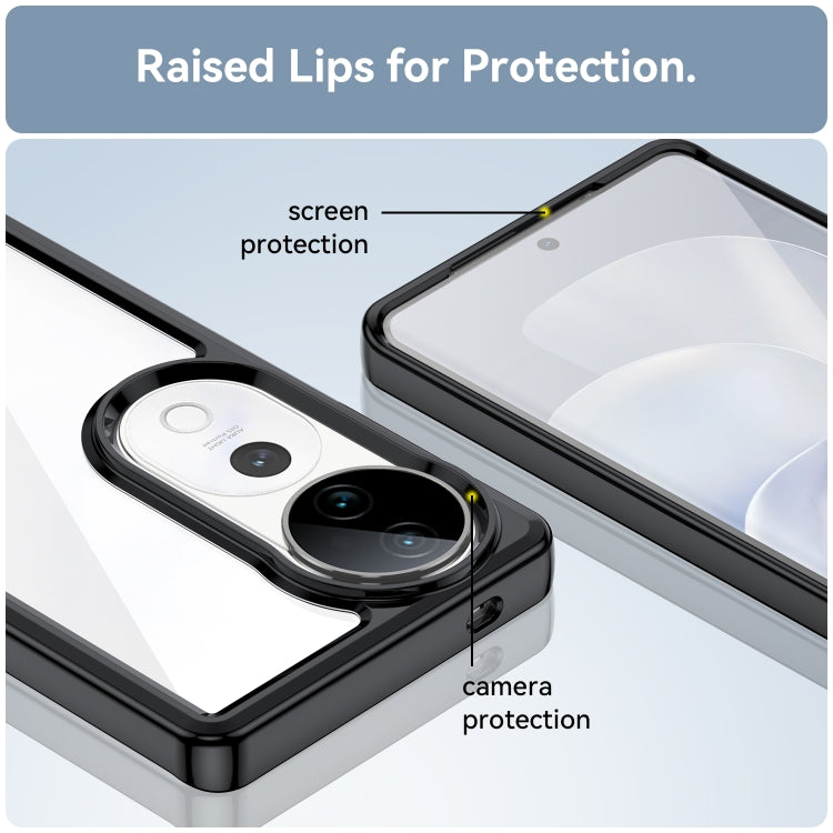 For vivo S19 Pro Colorful Series Acrylic Hybrid TPU Phone Case