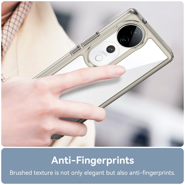 For vivo S19 Pro Colorful Series Acrylic Hybrid TPU Phone Case