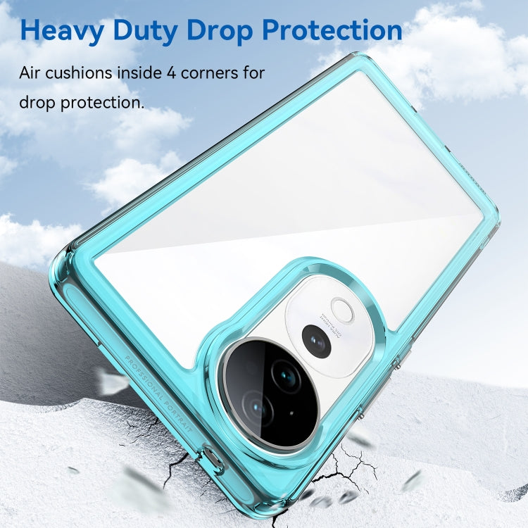 For vivo S19 Pro Colorful Series Acrylic Hybrid TPU Phone Case