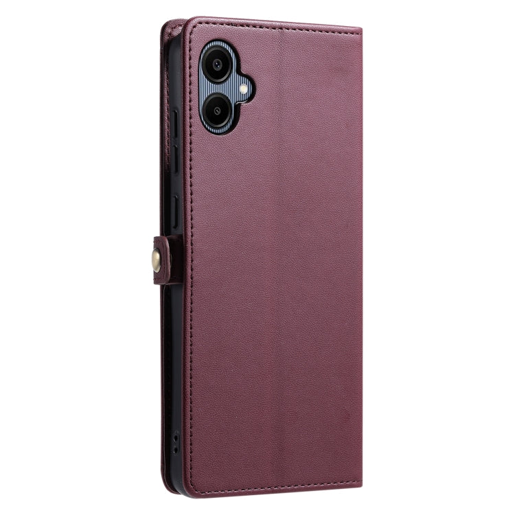 For Samsung Galaxy A06 4G Wallet Multi-card Slot Leather Phone Case with Lanyard