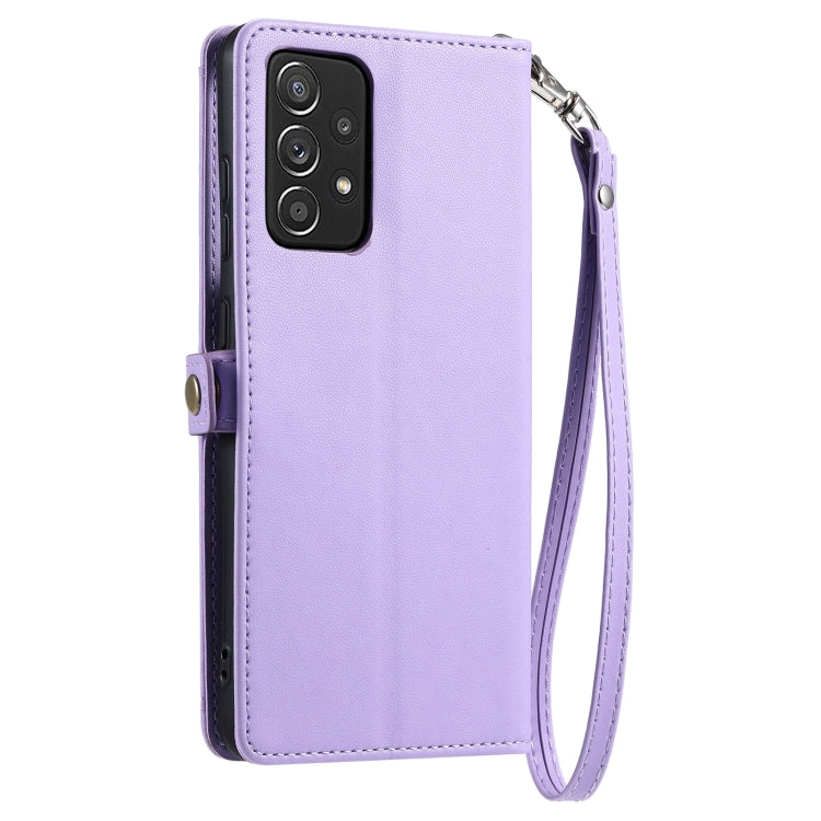 For Samsung Galaxy M23 5G / M13 4G Wallet Multi-card Slot Leather Phone Case with Lanyard