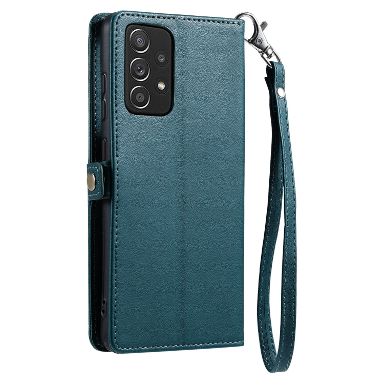 For Samsung Galaxy A52 4G / 5G / A52s 5G Wallet Multi-card Slot Leather Phone Case with Lanyard
