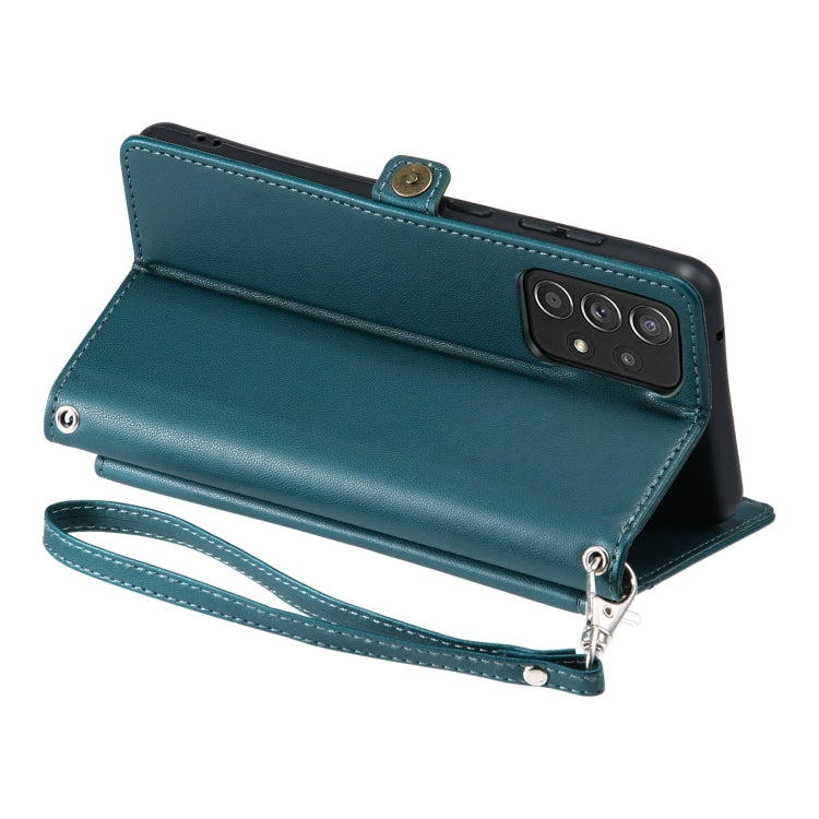 For Samsung Galaxy A52 4G / 5G / A52s 5G Wallet Multi-card Slot Leather Phone Case with Lanyard