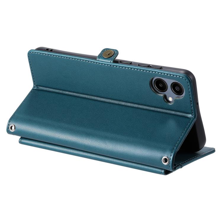 For Samsung Galaxy A06 5G / 4G Wallet Multi-card Slot Leather Phone Case with Lanyard