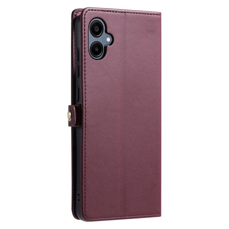 For Samsung Galaxy A07 4G Wallet Multi-card Slot Leather Phone Case with Lanyard