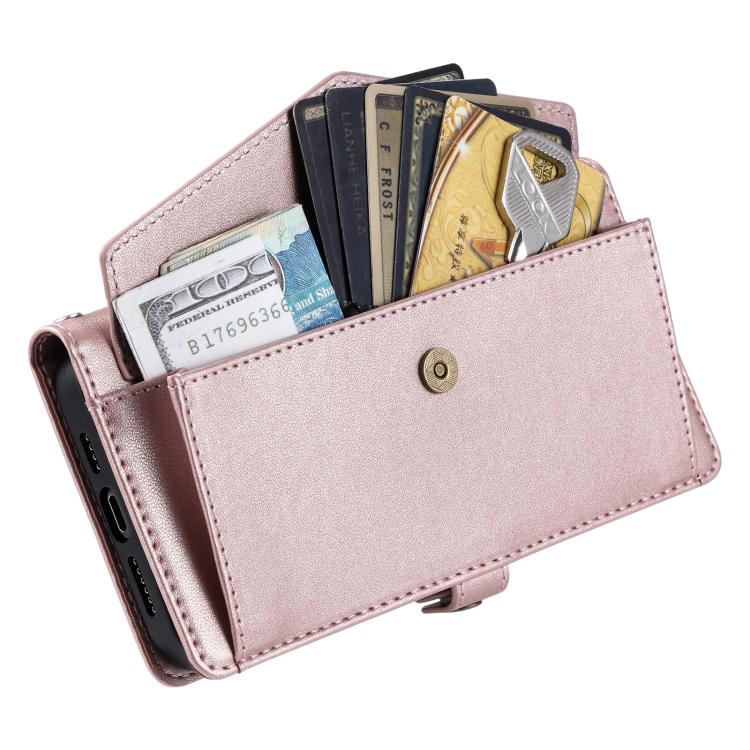 For Samsung Galaxy A17 5G Wallet Multi-card Slot Leather Phone Case with Lanyard