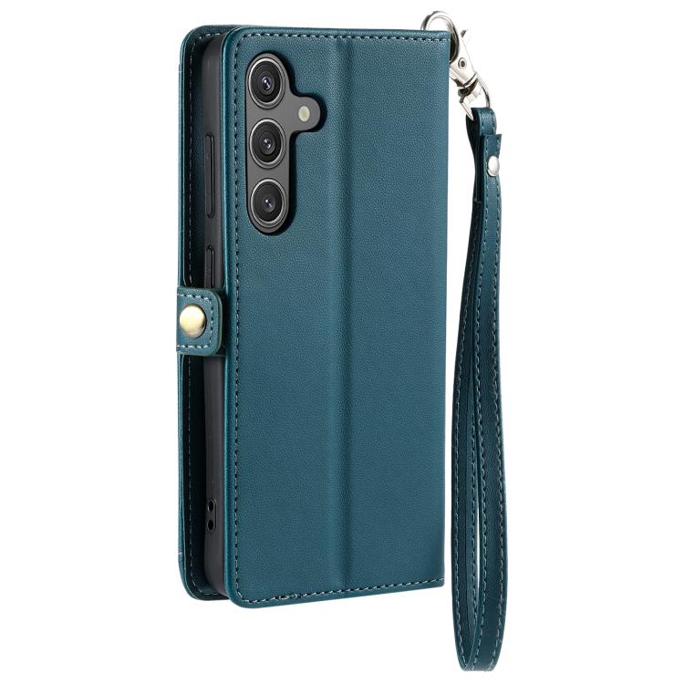 For Samsung Galaxy A17 5G Wallet Multi-card Slot Leather Phone Case with Lanyard
