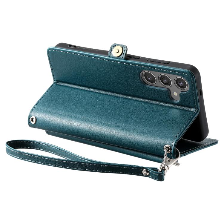 For Samsung Galaxy A37 5G Wallet Multi-card Slot Leather Phone Case with Lanyard