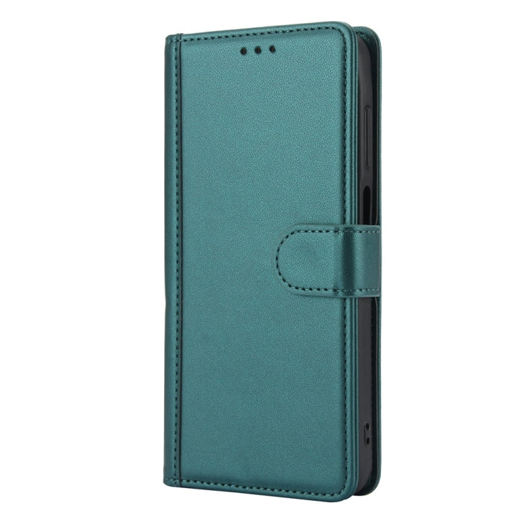 For Motorola Edge 40 Skin Feel Pure Color Card Slots Leather Phone Case with Dual Lanyard