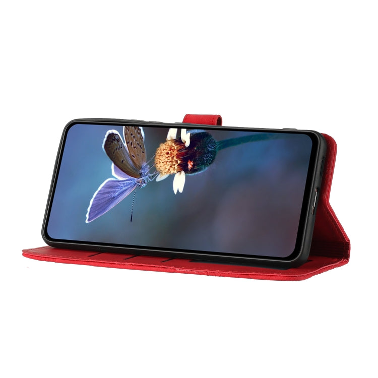 For Redmi Note 14 4G 163.25mm Flower Embossing Pattern Leather Phone Case