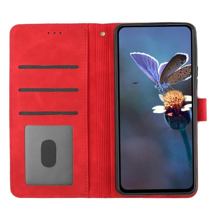 For Redmi Note 13 Pro 4G Flower Embossing Pattern Leather Phone Case