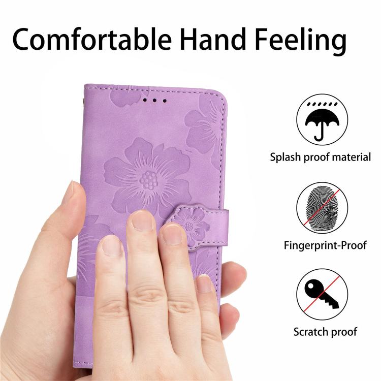 For Redmi Note 14 Pro 4G Flower Embossing Pattern Leather Phone Case