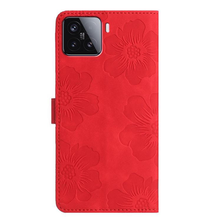 For Redmi 15 5G / 4G EU 171mm Flower Embossing Pattern Leather Phone Case