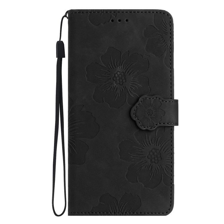 For Redmi 15 5G / 4G EU 171mm Flower Embossing Pattern Leather Phone Case